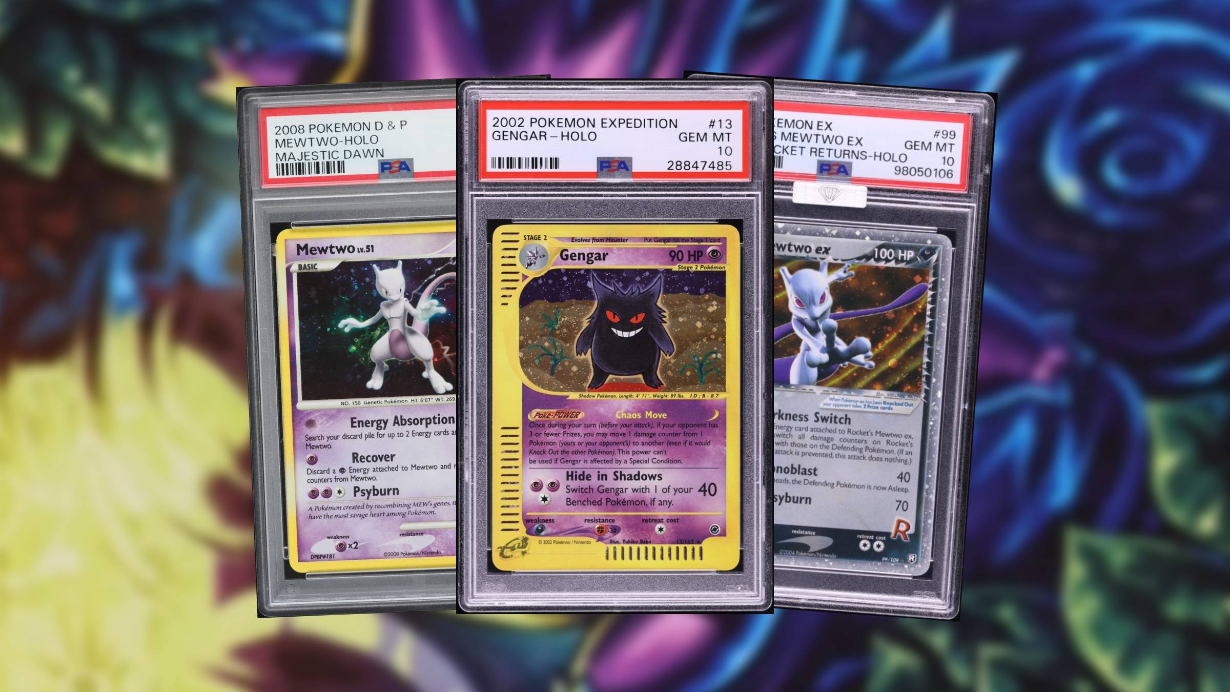 mewtwo gengar pokmon