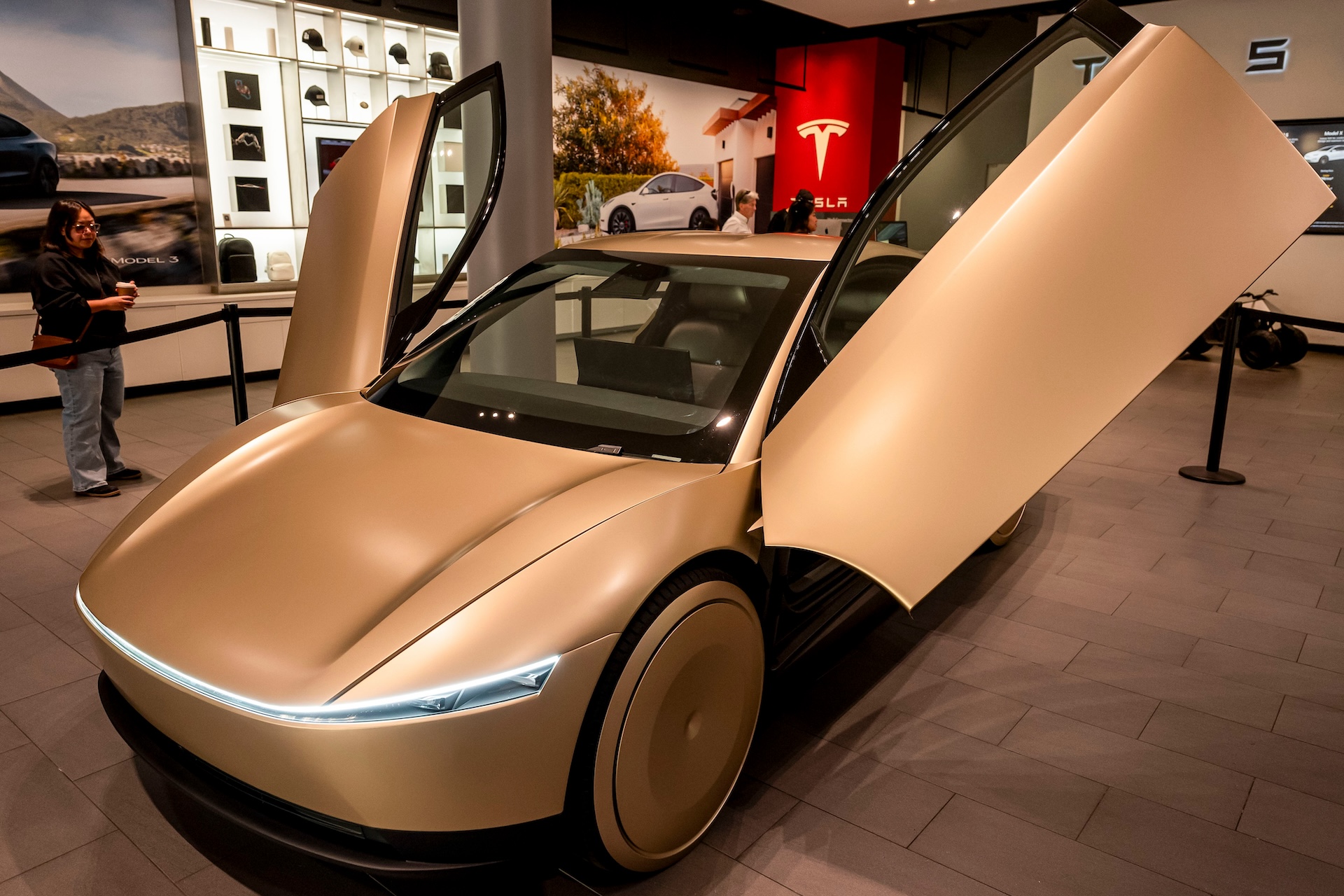 tesla starts testing