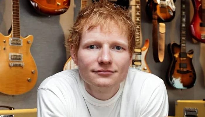 sheeran reacts being