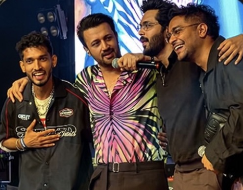 atif aslam performs