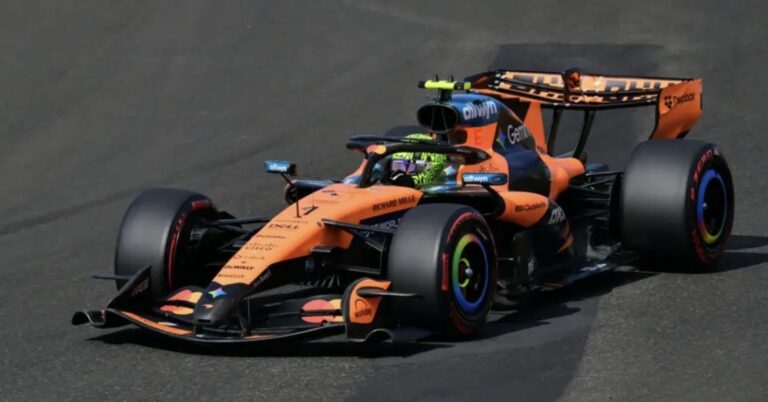 norris takes pole