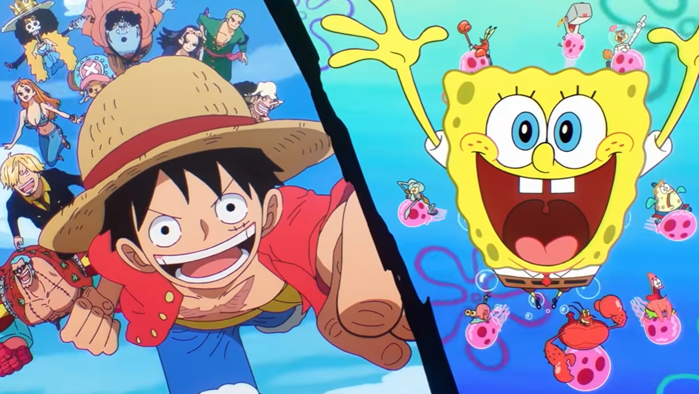 one piece spongebob
