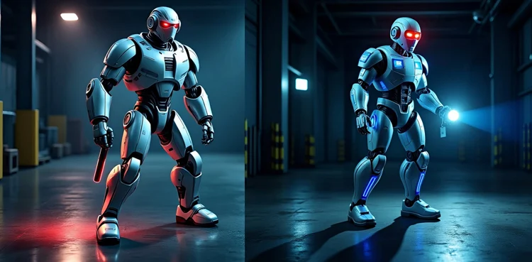robot dogs take