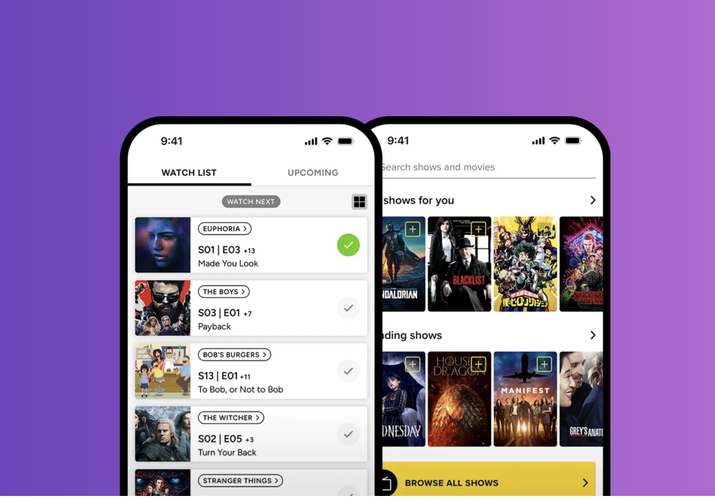popular tvtracking app