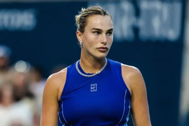 sabalenka survives six