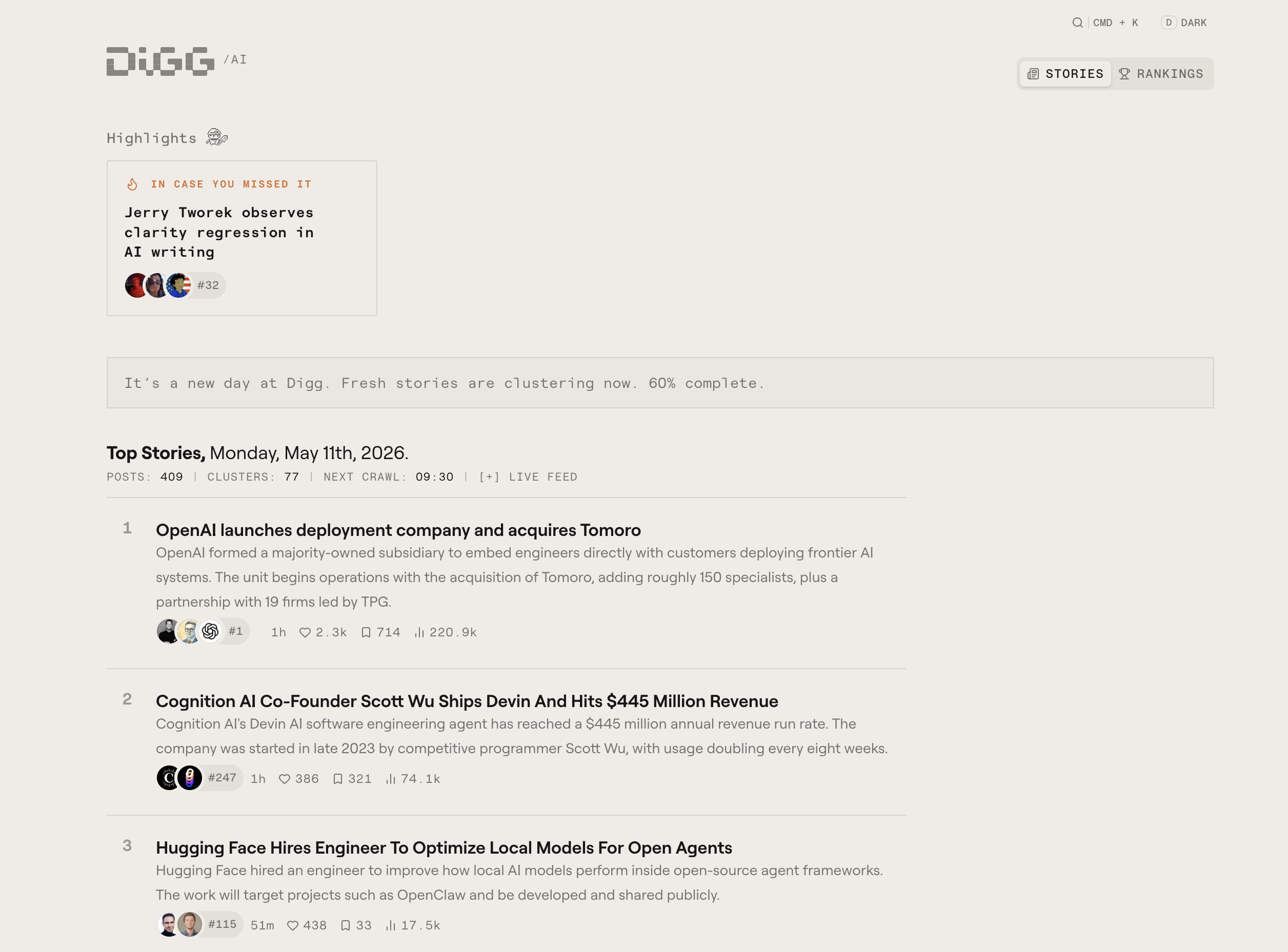 digg tries again