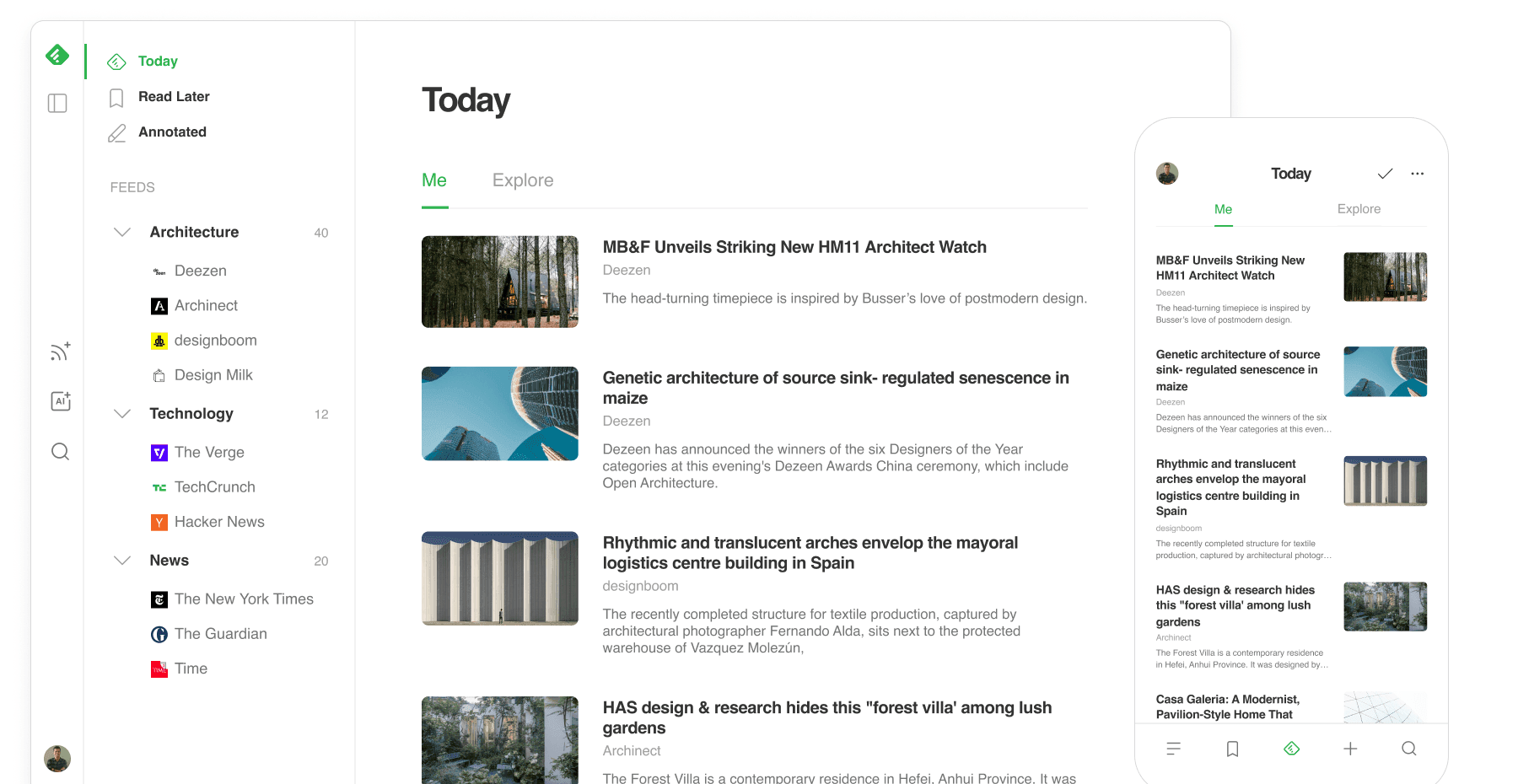 feedly attributes weeklong