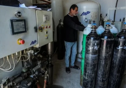 gaza oxygen stations