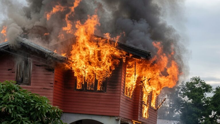 massive blaze destroys