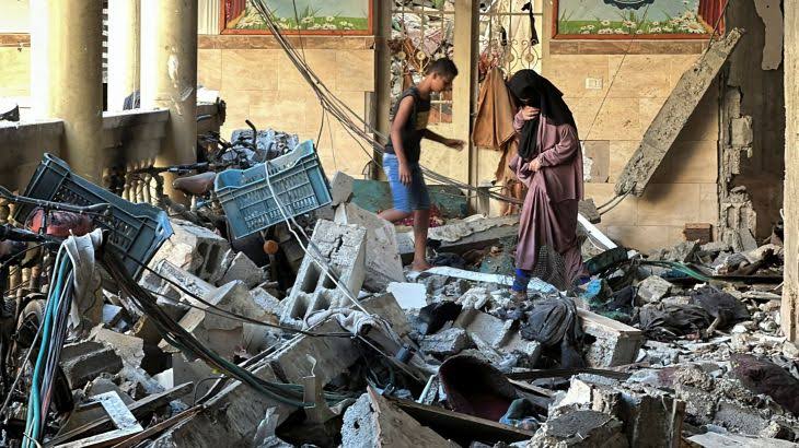 gaza funeral held