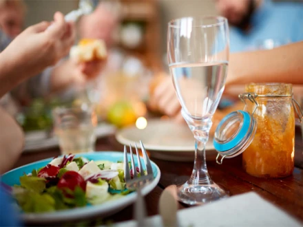 water during meals