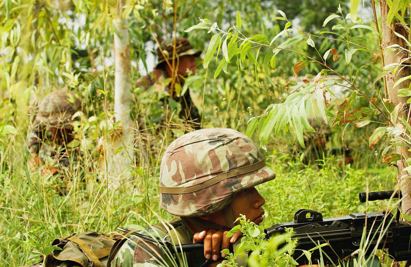 four thai soldiers