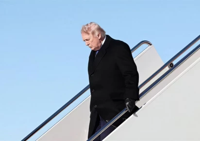 trump reportedly left