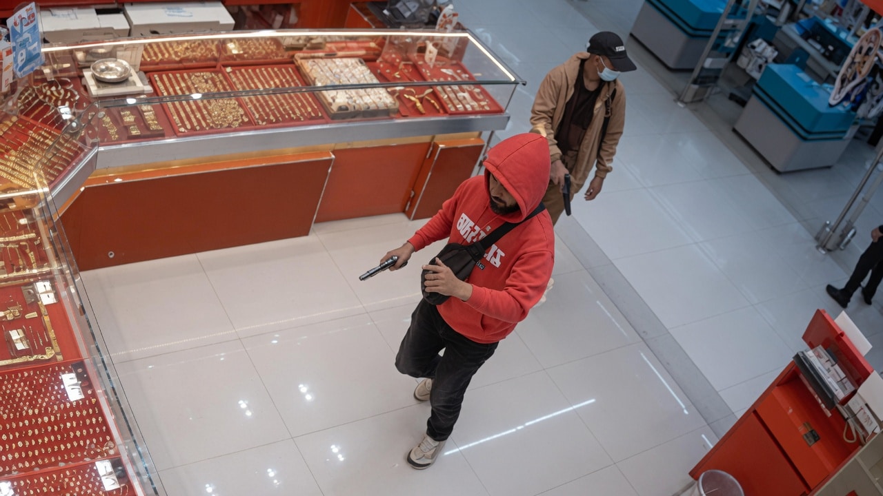 massive gold heist