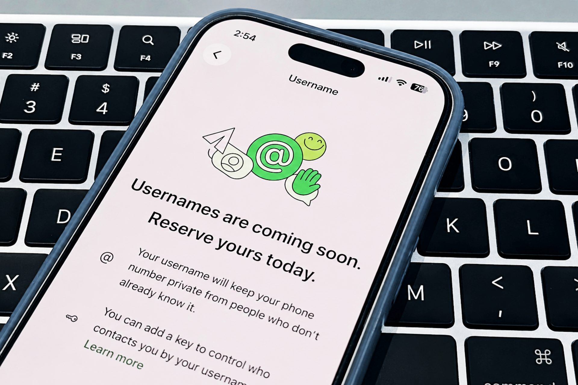 whatsapp usernames already