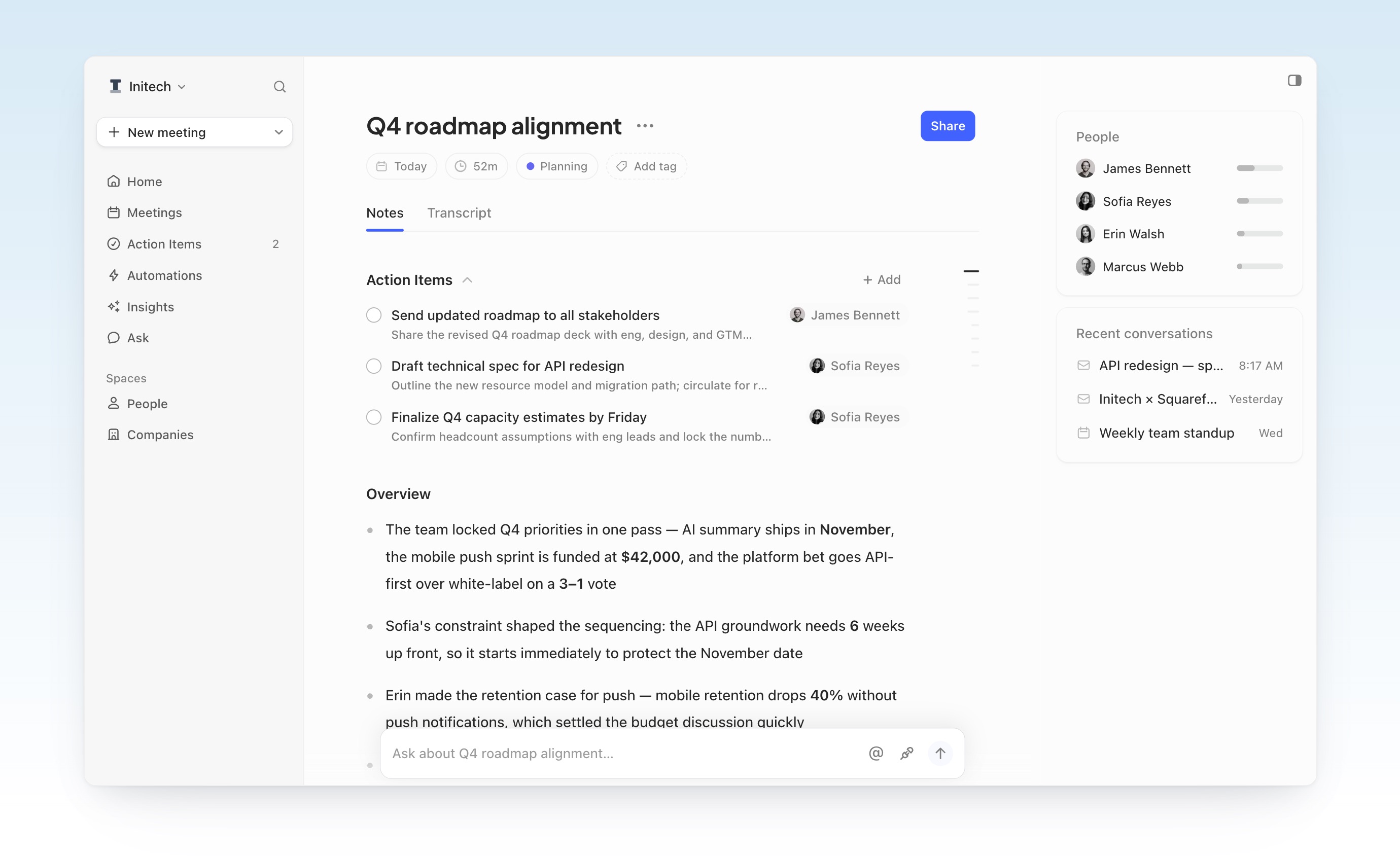 meeting notetaker circleback