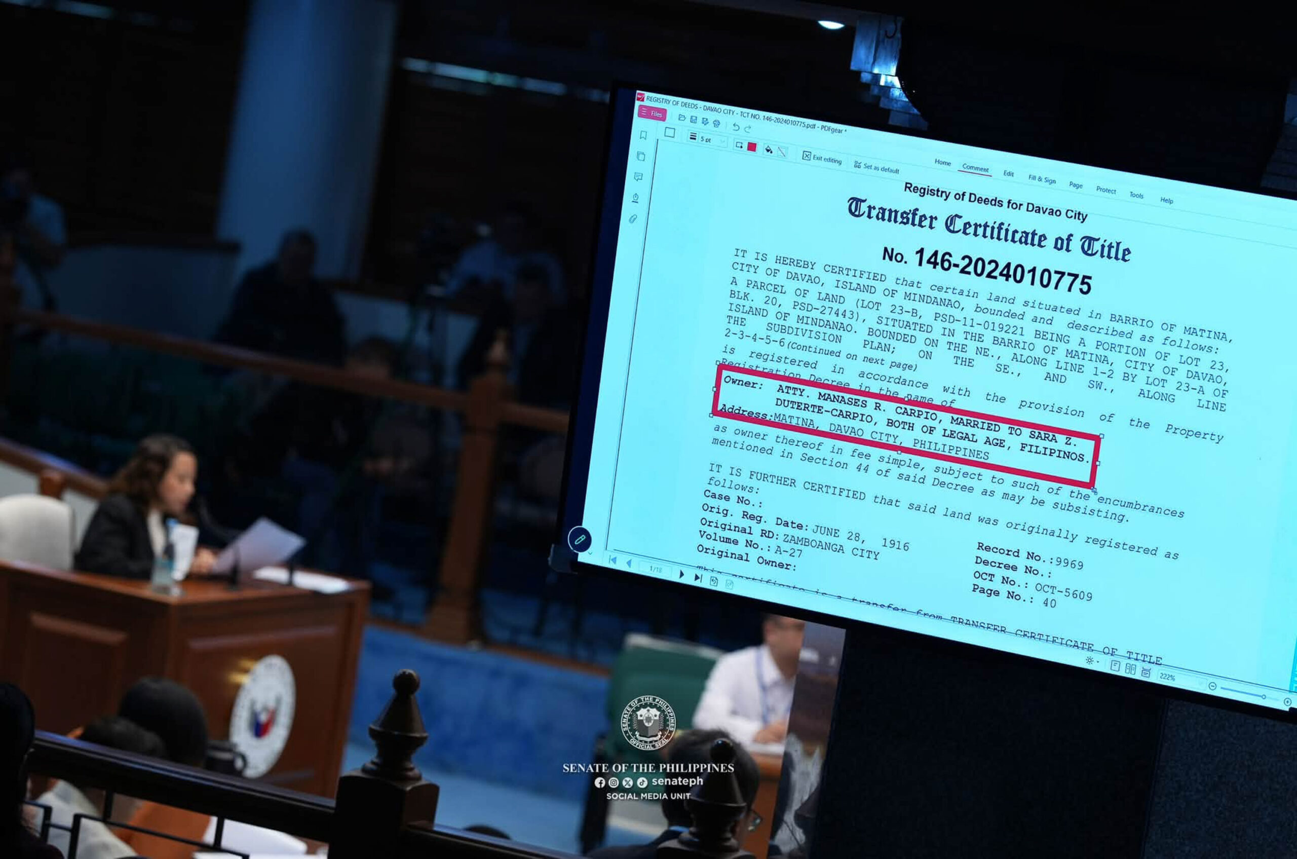 sara duterte declared