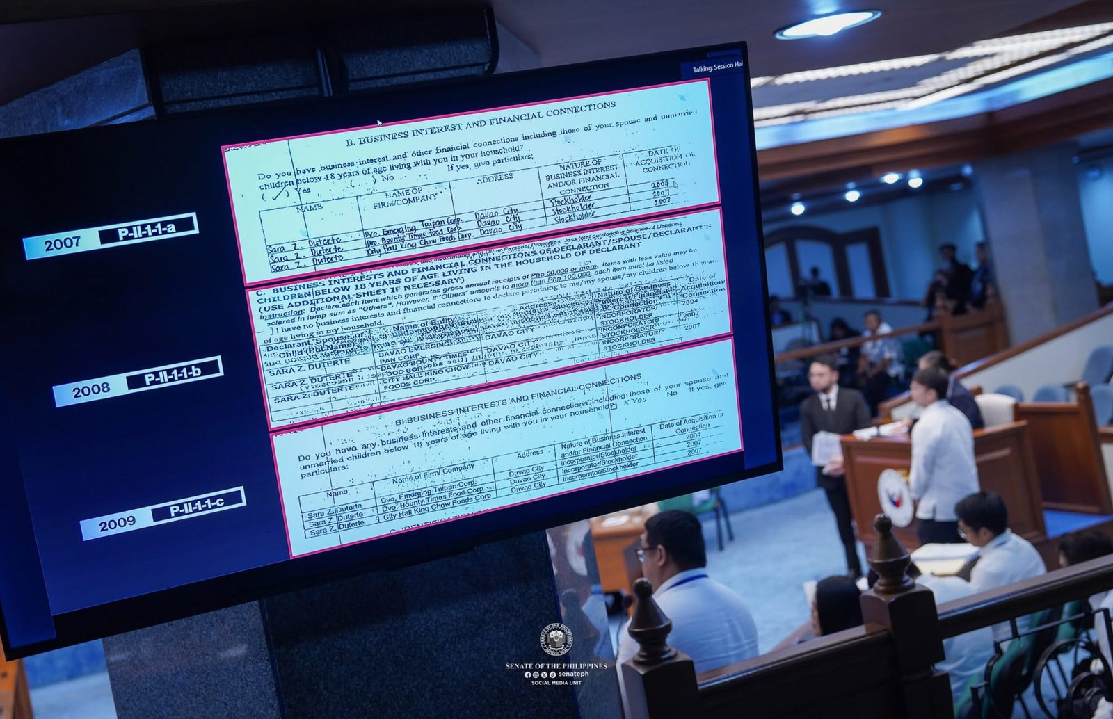 sara duterte trial