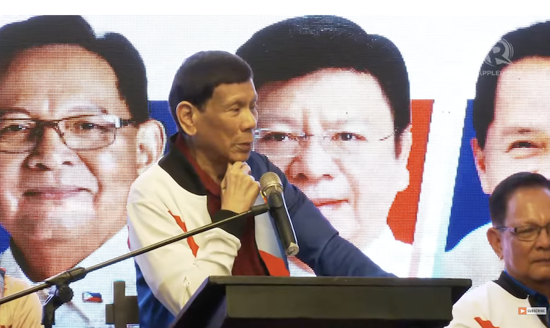 now rodrigo dutertes