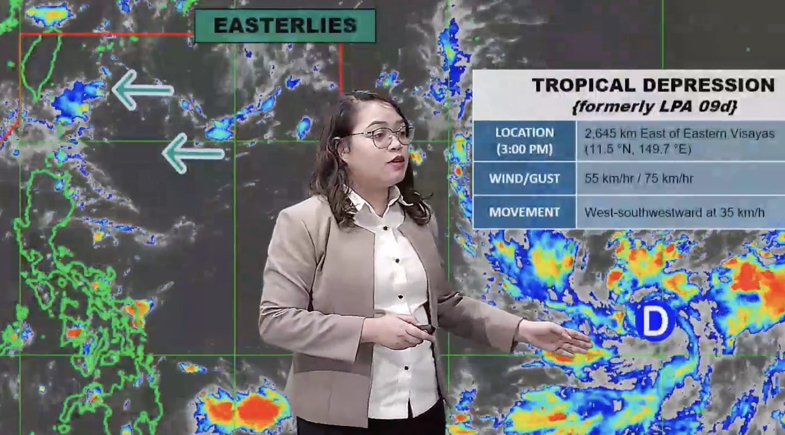 new tropical depression