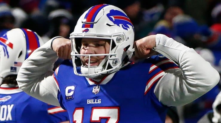 josh allen quarterbacking