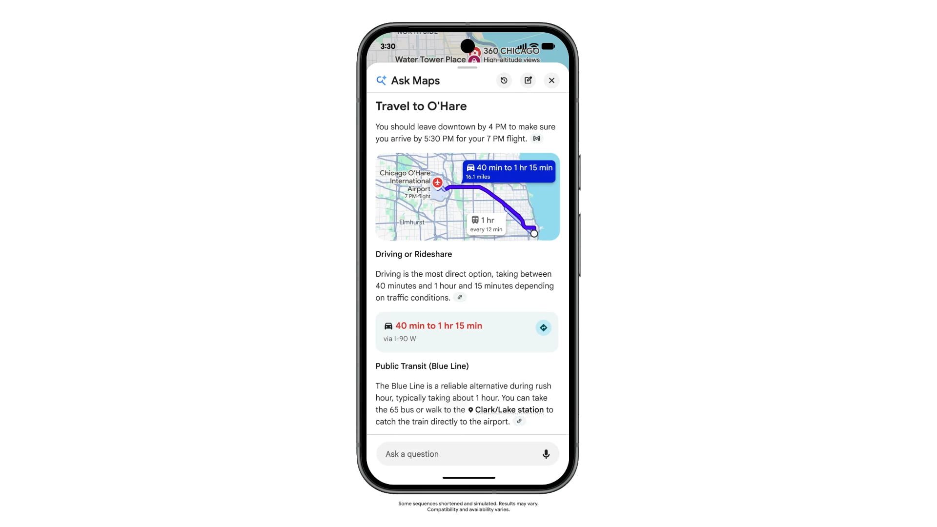 ask maps google