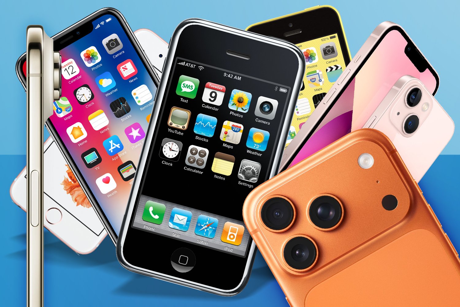 every apple iphone