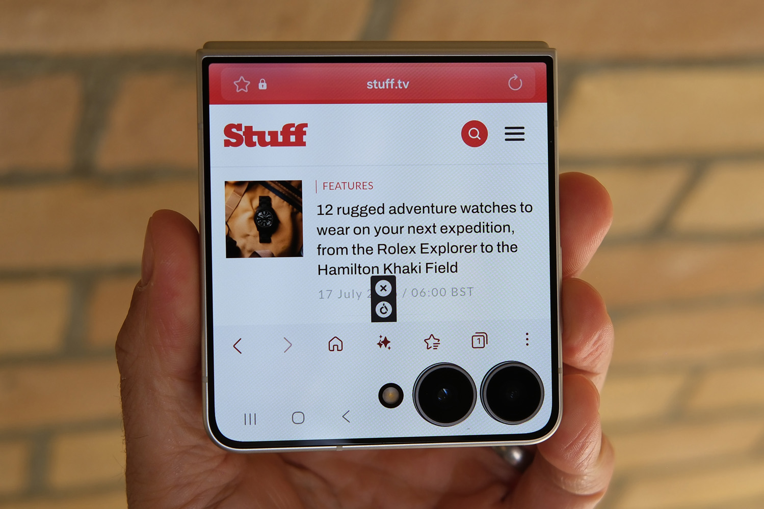 heres galaxy flip8