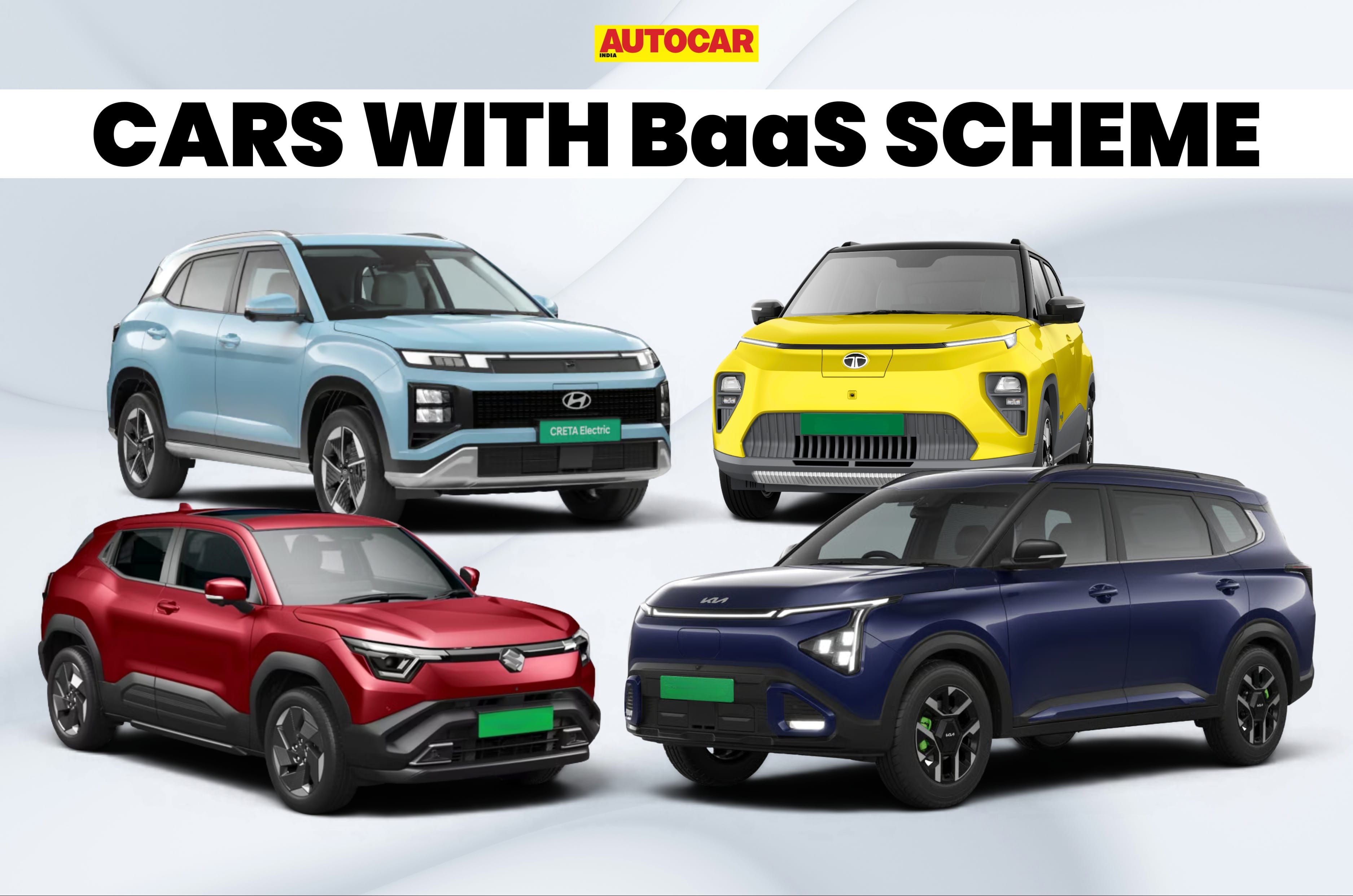All EVs available with a BaaS scheme in India
