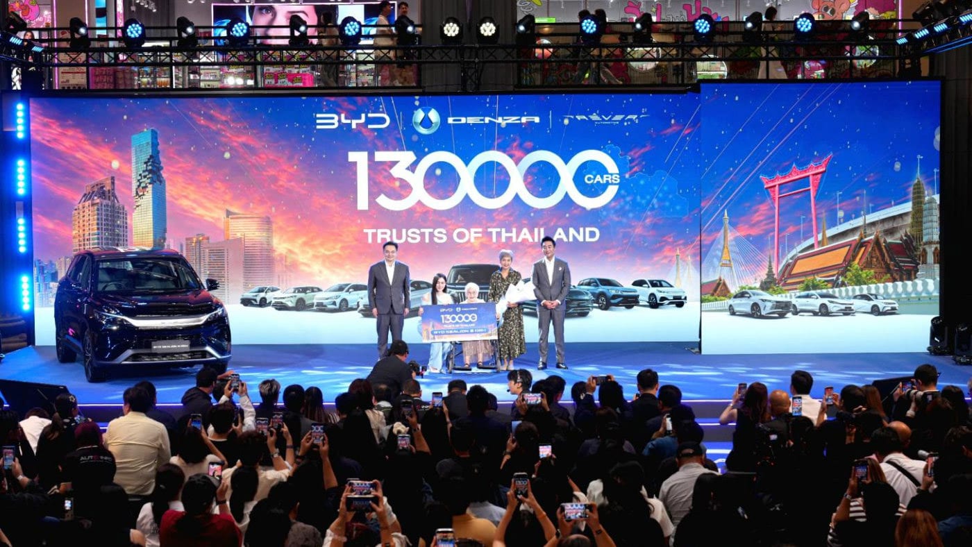 byd thailand deliveries
