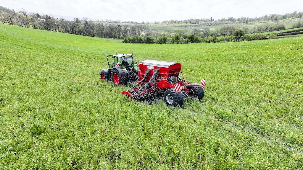drilling cereals into