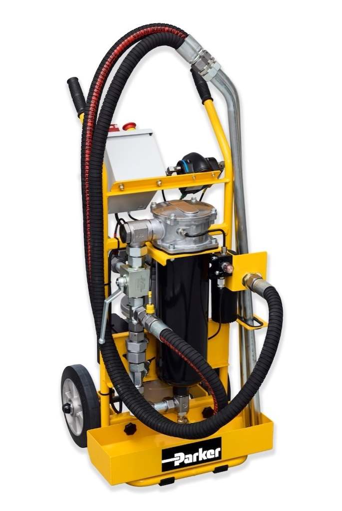 portable filtration trolley
