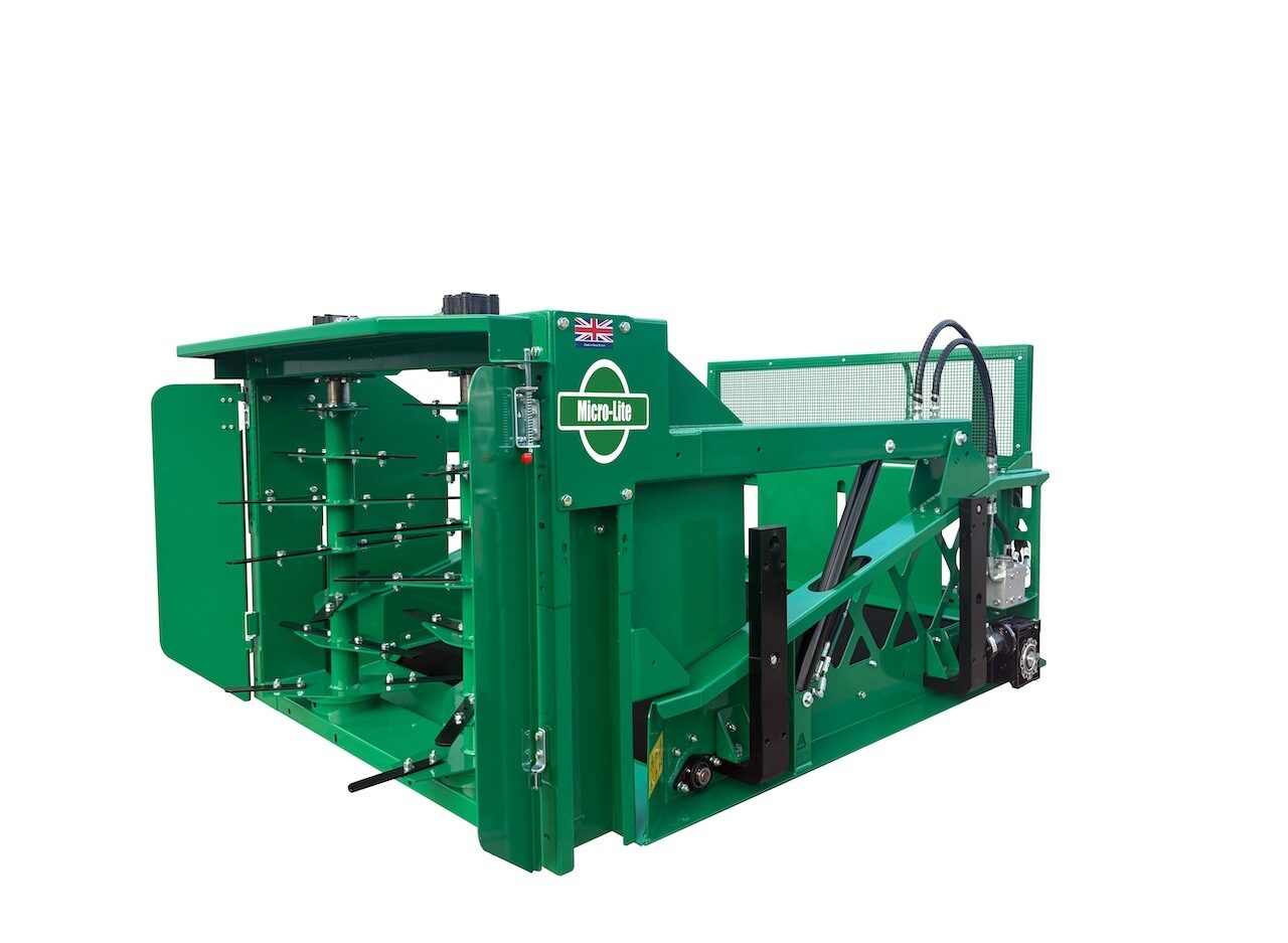 bale spreader range