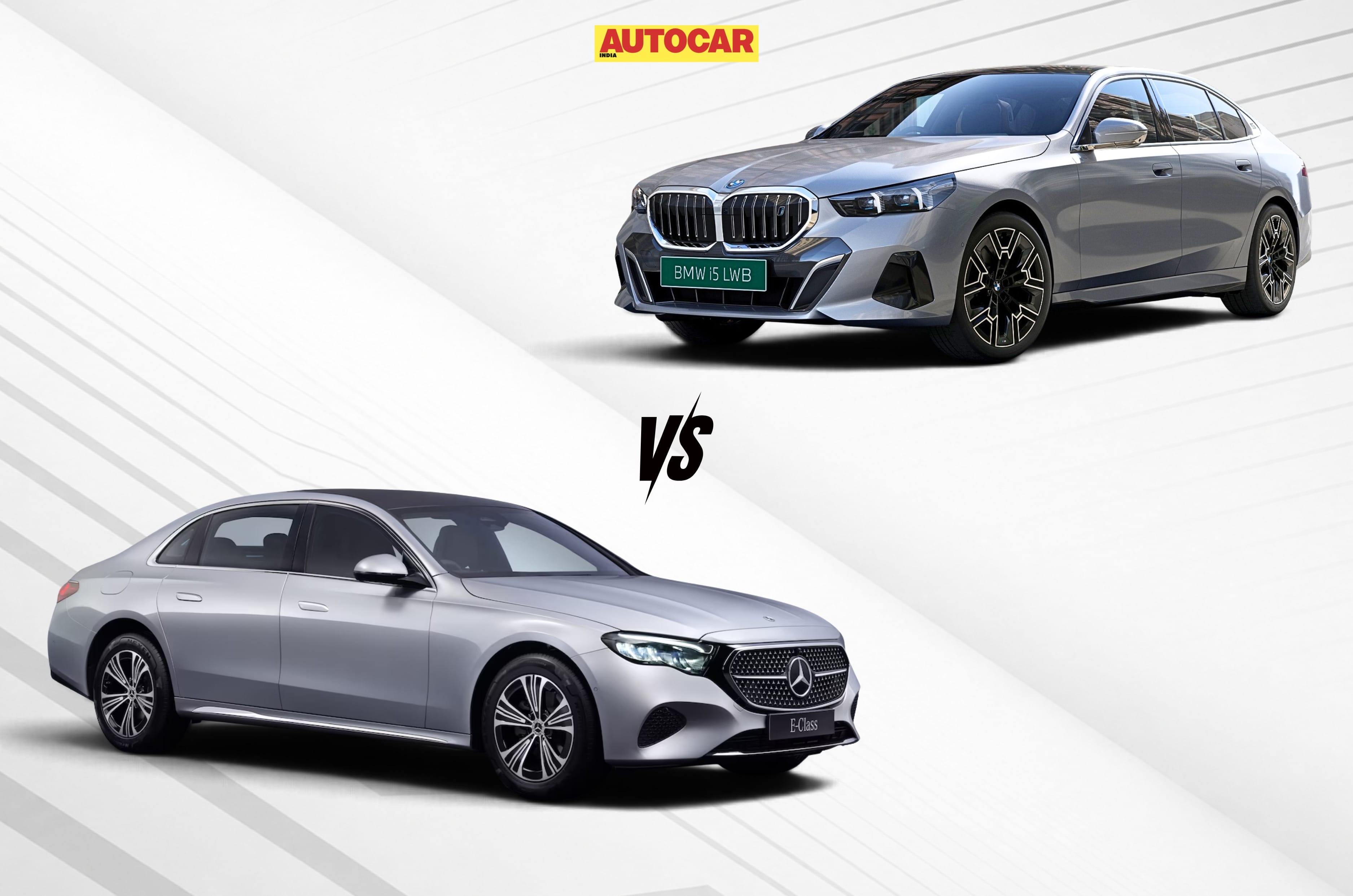 BMW i5 LWB vs Mercedes E-Class diesel: Specs, features and price compared