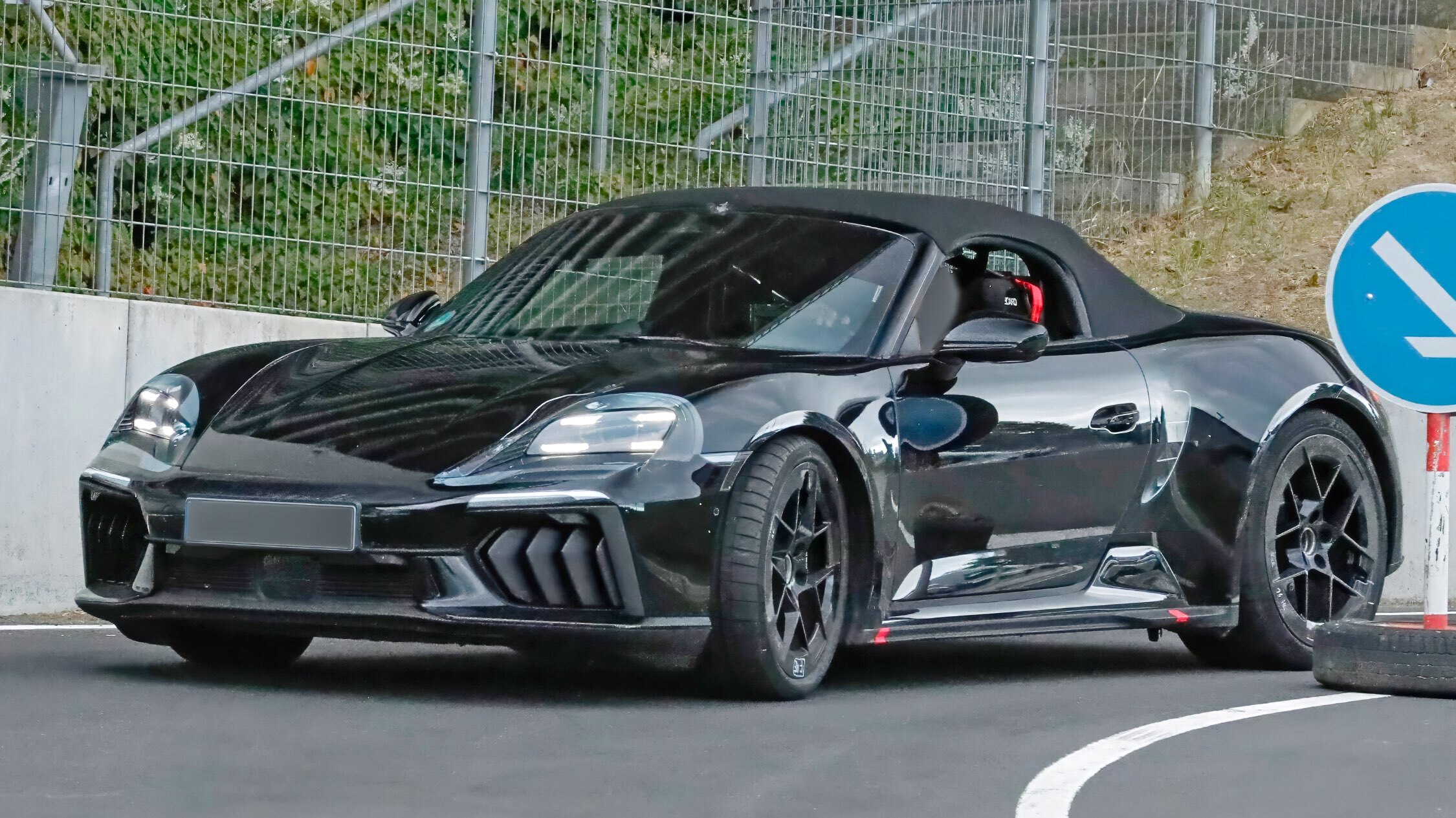 porsches boxster almost
