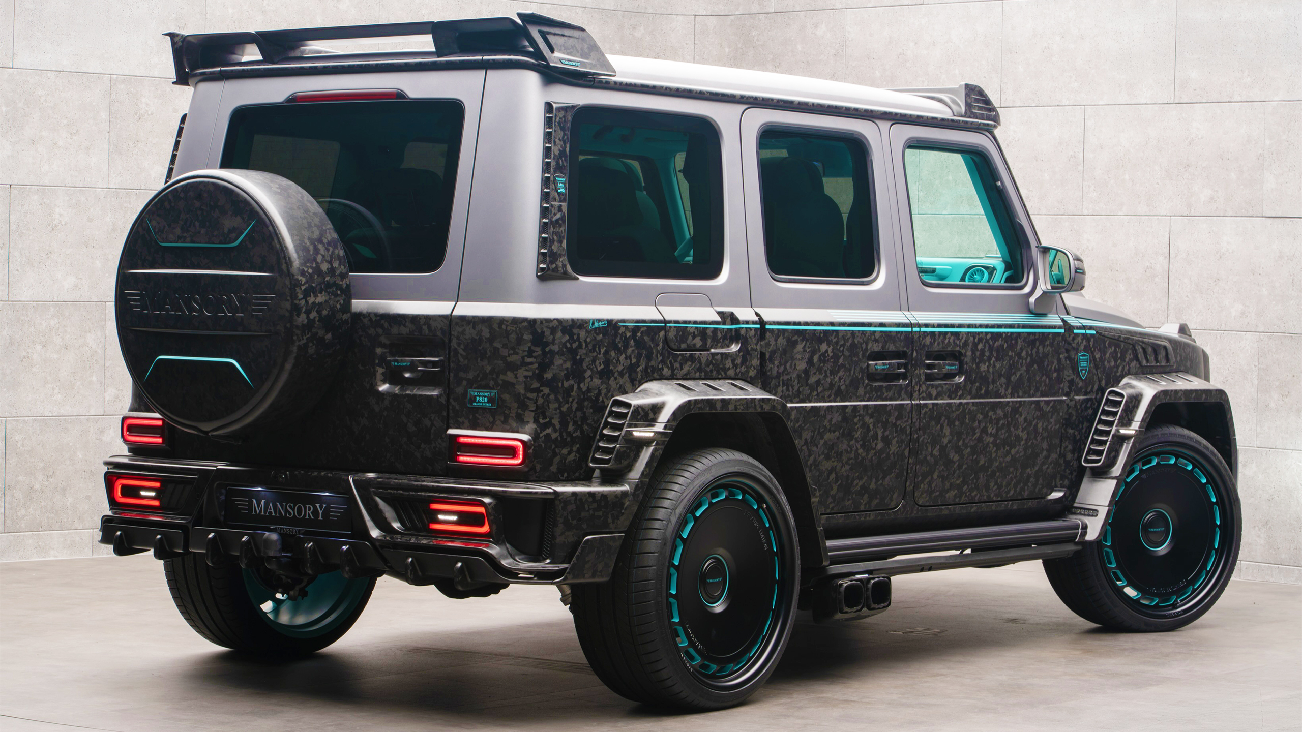 mansory goes turquoise