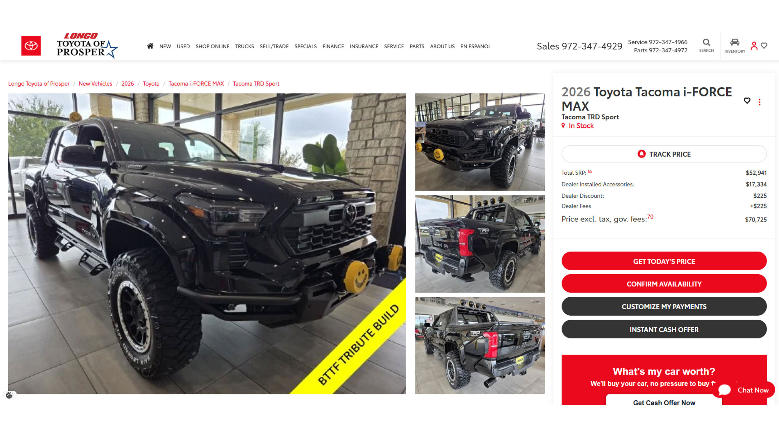 dealer builds custom