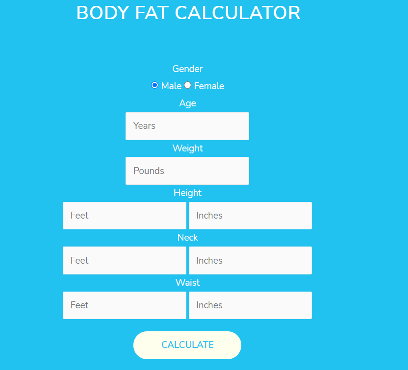 body fat calculator
