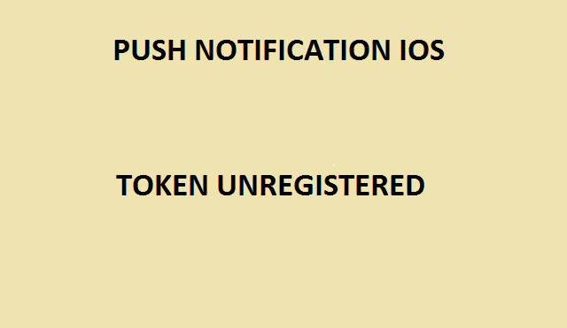 react native push notification ios token showing unregistered 4 react native push notification ios token showing unregistered