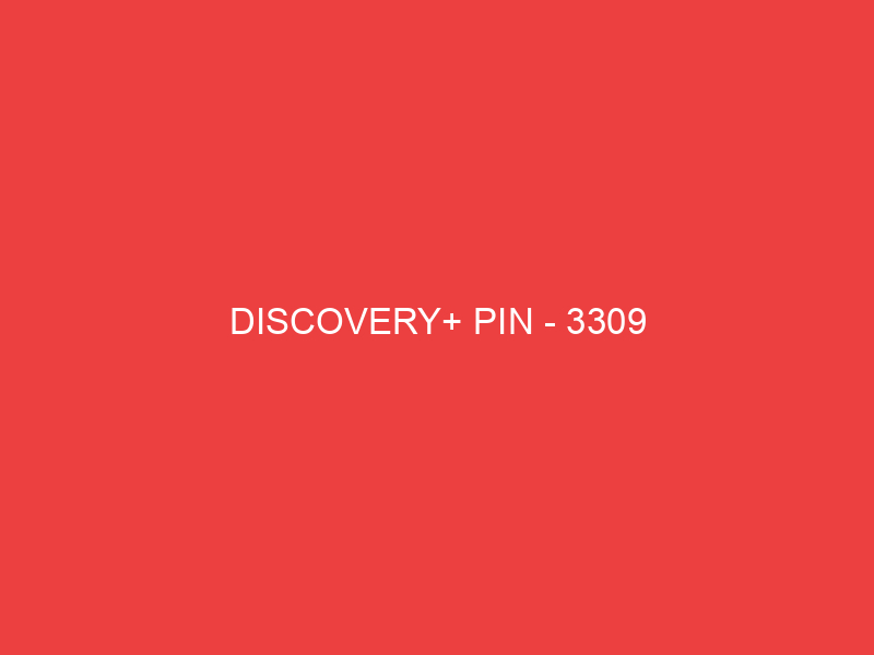DISCOVERY+ PIN 3309