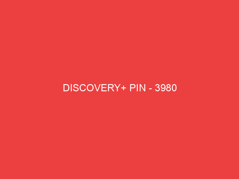 DISCOVERY+ PIN 3980