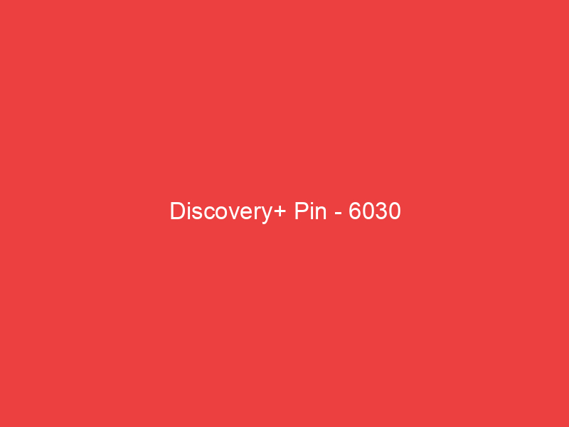Discovery+ Pin 6030