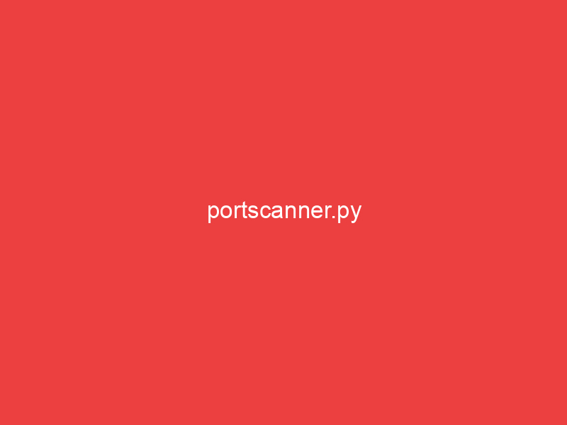 portscanner.py