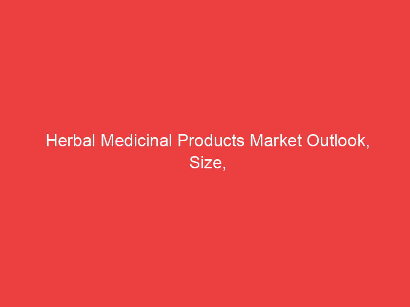 Herbal Medicinal Products Market Outlook, Size, Share, Key Companies, Market Trends, Growth factors