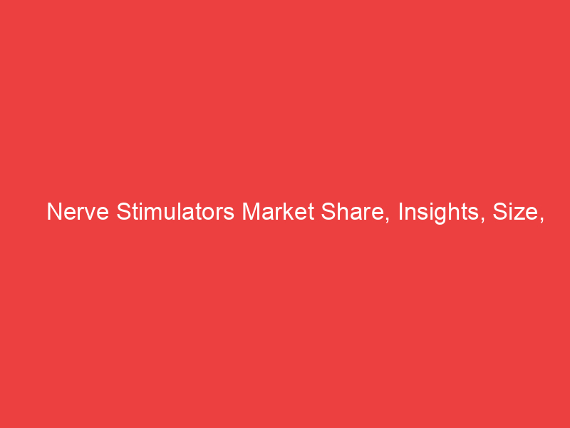 Nerve Stimulators Market Share, Insights, Size, Strategies and Forecast to 2030 |
