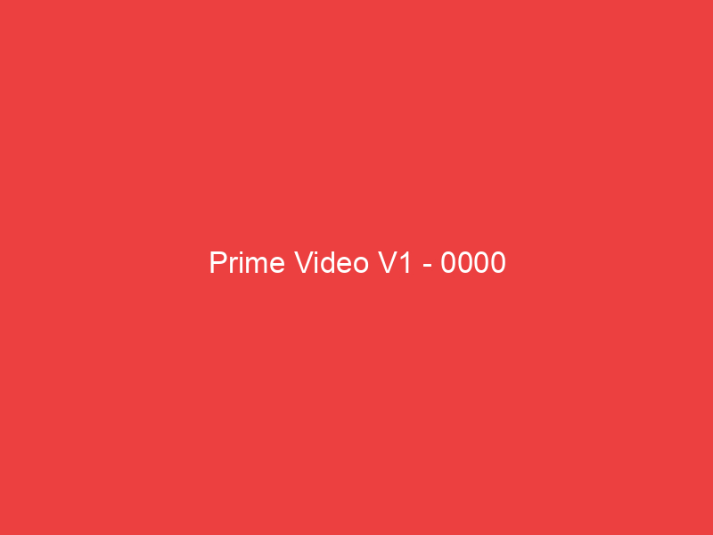 Prime Video V1 0000