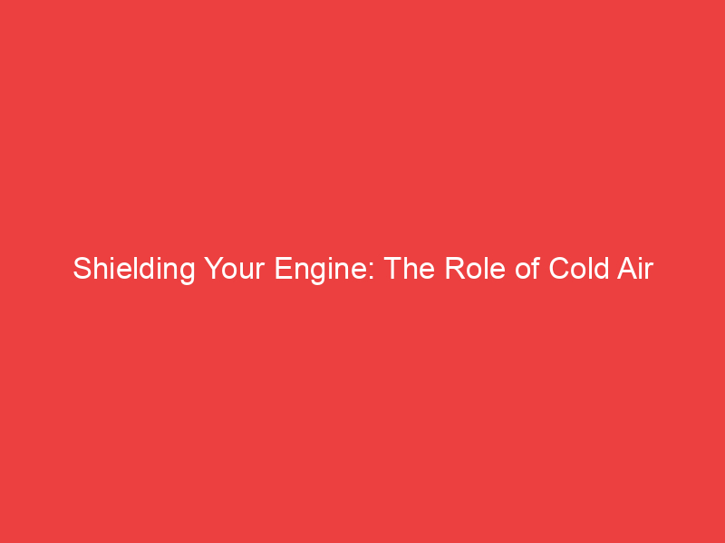 Shielding Your Engine: The Role of Cold Air Intake Shields in Preventing Contaminant Ingestion