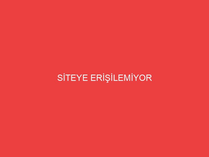 SİTEYE ERİŞİLEMİYOR