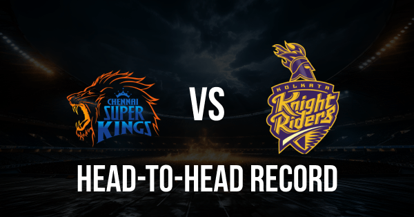csk vs kkr head to head record in ipl