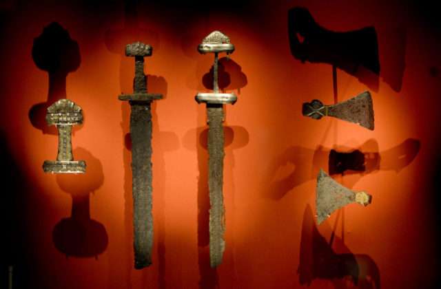Mystery Upright Viking Swords at 1,200-Year-Old Burial Site Unearthed